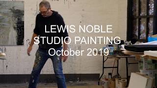 LEWIS NOBLE - Painting on canvas. Studio Oct 2019