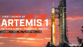 [SCRUBBED] [4K] LIVE 3.5 miles from NASA's most powerful rocket ever, to the moon!!! #Artemis1