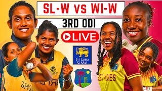 🔴Live: SLW vs WIW Live Match | Sri Lanka Women VS West Indies Women | Live cricket match today
