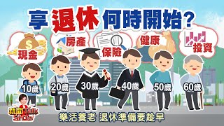 【完整版】30歲開始作退休夢!投資、保障的配置多少才夠?有這個平台想好好退休超簡單!《新聞TalkShow》20211002