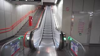 Austria, Vienna, Zieglergasse U-Bahn station, 1X escalator