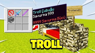 Kudurtan BEDWARS Gamemode 1 TROLL - minecraft craftrise