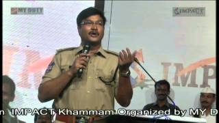 Sri AV Ranganath IPS SP Khammam at IMPACT 2014