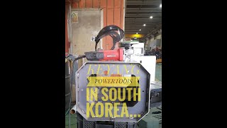 The way of polishing sheet metal by using KEYANG power tools in SOUTH KOREA...