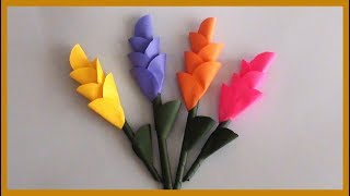 DIY Calla Lily Paper Flowers | How to Make Easy & Simple Paper Crafts