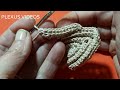 vintage crochet Πλεκτό Φύλλο Μονοκόμματο tutorial