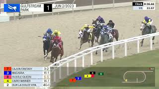 Gulfstream Park Carrera 1 - 2 de Junio 2023