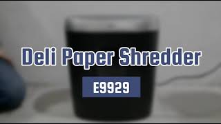 Deli Paper Shredder Max E9929 Murah, merk terkenal dan garansi