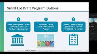 Options for Streamlining Affordable and Attainable Housing Public Webinar #1