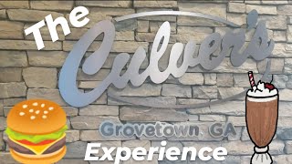 CULVER'S DINING EXPERIENCE in Grovetown, Georgia/Swiss Burger Melt and Frozen Custard goodness!