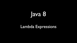 [LD] Java 8 - Lambda Expressions | Let's Develop With