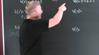 Function Notation and Evaluating Functions