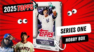 2025 Topps Series One Baseball Hobby Box | My First Hobby Box! Was It Worth It?