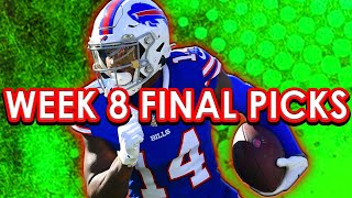 NFL DraftKings Picks + FanDuel Picks (Week 8 DFS Picks)