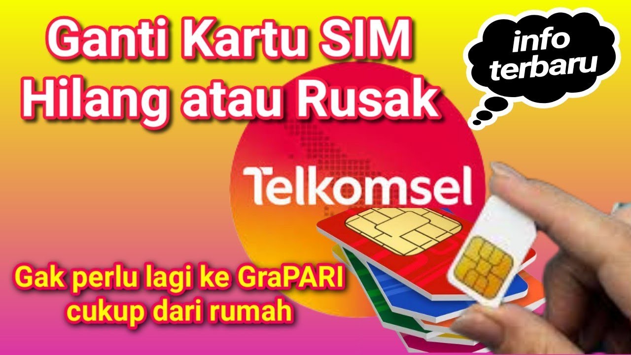 CARA GANTI KARTU SIM YG HILANG ATAU RUSAK #terbaru2022 #kartuperdana # ...