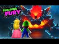 Bowser's Fury: Luigi vs Peach - Full Game Walkthrough (2-Player Splitscreen Race)