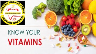 Types of vitamins and their functions. sources of vitamins.vitamin c.Vitamin a.