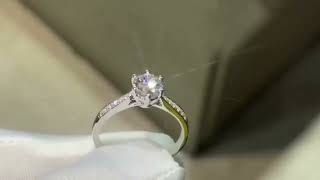 莫桑鑽石真實閃亮度2 - 迷人火彩 moissanite real Fire \u0026 Scintillation