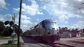 Amtrak Auto Train Fly By Coming Going