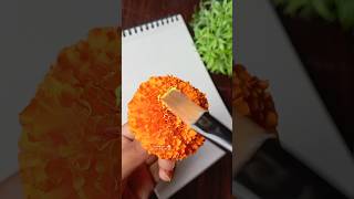 Unique Drawing trick with Flower 😍🌼|| Ganesh ji drawing #shorts #viral