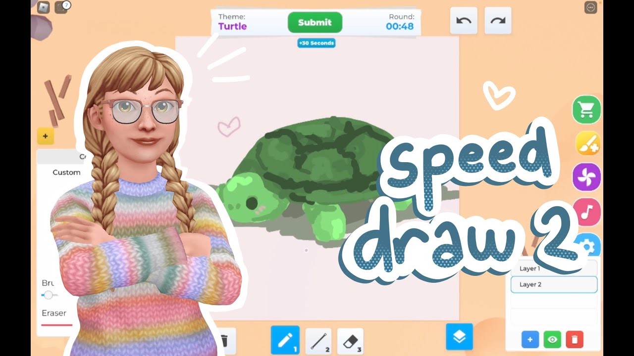 Artist Plays Speed Draw Again Roblox Youtube