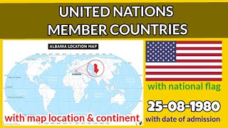 193 United Nations Official Member Countries (Alphabetical Order) (A-Z) Ⅰ193 Country Facts