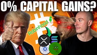 *LEAKED* Trump To Remove Capital Gains On Crypto In The US!!!! RobinHood Relist, SOL, ADA, XRP, PEPE