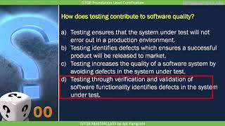 ISTQB foundation level chapter 1 Quiz part - 1 ISTQB