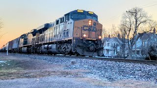 Northbound CSX mixed manifest on track two