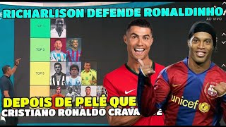 CRISTIANO RONALDO DIZ SER O MELHOR DO MUNDO ACIMA DE PELÉ. RIZEK FEZ UM QUEM É MELHOR. CONFIRA..