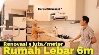 Renovasi Rumah Lebar 6 meter Jadi Luas ❗️Bahas Budget with @rumahde.mahendra