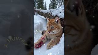 Echoes Of Pain The Injured Lynx Kitten #wildlife #animalrescue #animals #lynx #cute