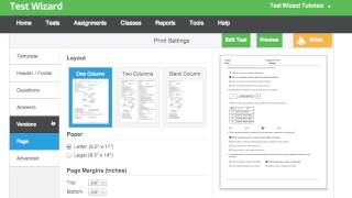 Test Wizard Introduction to Printing