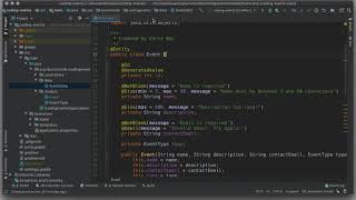 Java Coding Events 4.2 Creating A Persistent Model