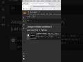 assign multiple variables in a single line of code in Python | Codersarts
