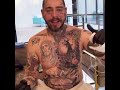 Post Malone got Tattoo while at the Dentist 😖😱 #postmalone  #tattoo #dentist #arts