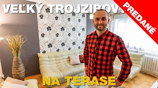 Tomáš Székely - Realitný maklér : VEĽKÝ TROJIZBOVÝ BYT NA TERASE