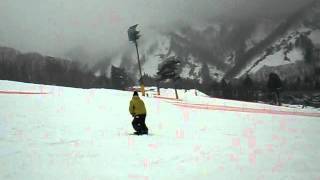 HOLIDAYSNOWBOARDin米沢スキー場2012 バルデラマ 「横乗り」