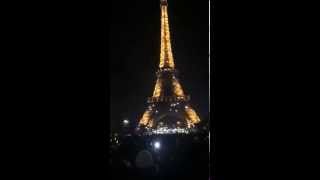 Tour Eiffel 2015-Happy New Year 2015 - Countdown - Paris - Eiffelturm -