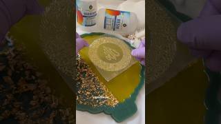 Make an Ayatul Kursi resin display with me! #resinart #resintutorial