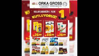 ORKA GROSS MARKETTE GÖRÜLMEMİŞ İNDİRİMLER SİZİ BEKLİYOR...