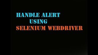 How to capture the text present in an alert using Selenium