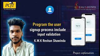 Program the user signup process include input validation#softwareengineering #coding