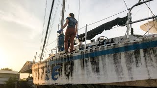 ⛵️REFIT of our ABANDONED Sailboat 💪(the plan) #089