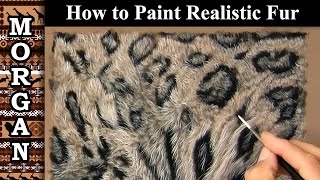 How to paint Fur - Jason Morgan : Wildlife Art