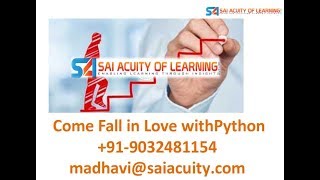 Come Fall in Love with Python Webinar
