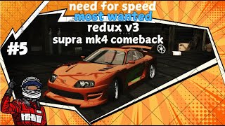 KALI INI GW AKAN MENJADI PEMBALAP SESUNGGUHNYA ! Need For Speed Most Wanted Redux V3 GAMEPLAY #5