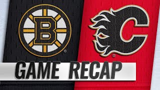 Frolik scores two as Flames down Bruins, 5-2