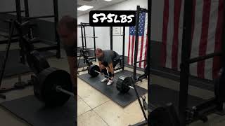 575LBS Deadlift | #shorts #youtubeshorts