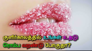 குளிர்காலத்தில் உங்கள் உதடு ரொம்ப வறண்டு போகுதா? - s2 Tamil Ulagam!